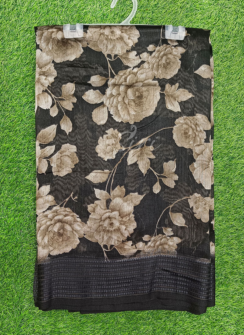 Beautiful Printed Fancy Silk Saree