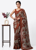 Beautiful Printed Fancy Silk Saree