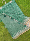 Elegant Digital Print Chanderi Saree