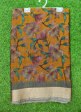 Beautiful Printed Jute Cotton Saree