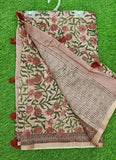 Elegant Digital Print Chanderi Saree