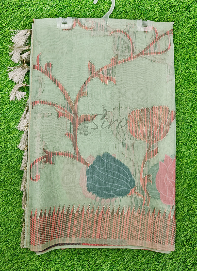 Beautiful Fancy Cotton Saree