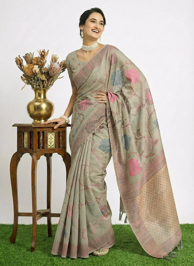 Beautiful Fancy Cotton Saree