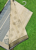 Beautiful Digital Print Fancy Tussar Saree