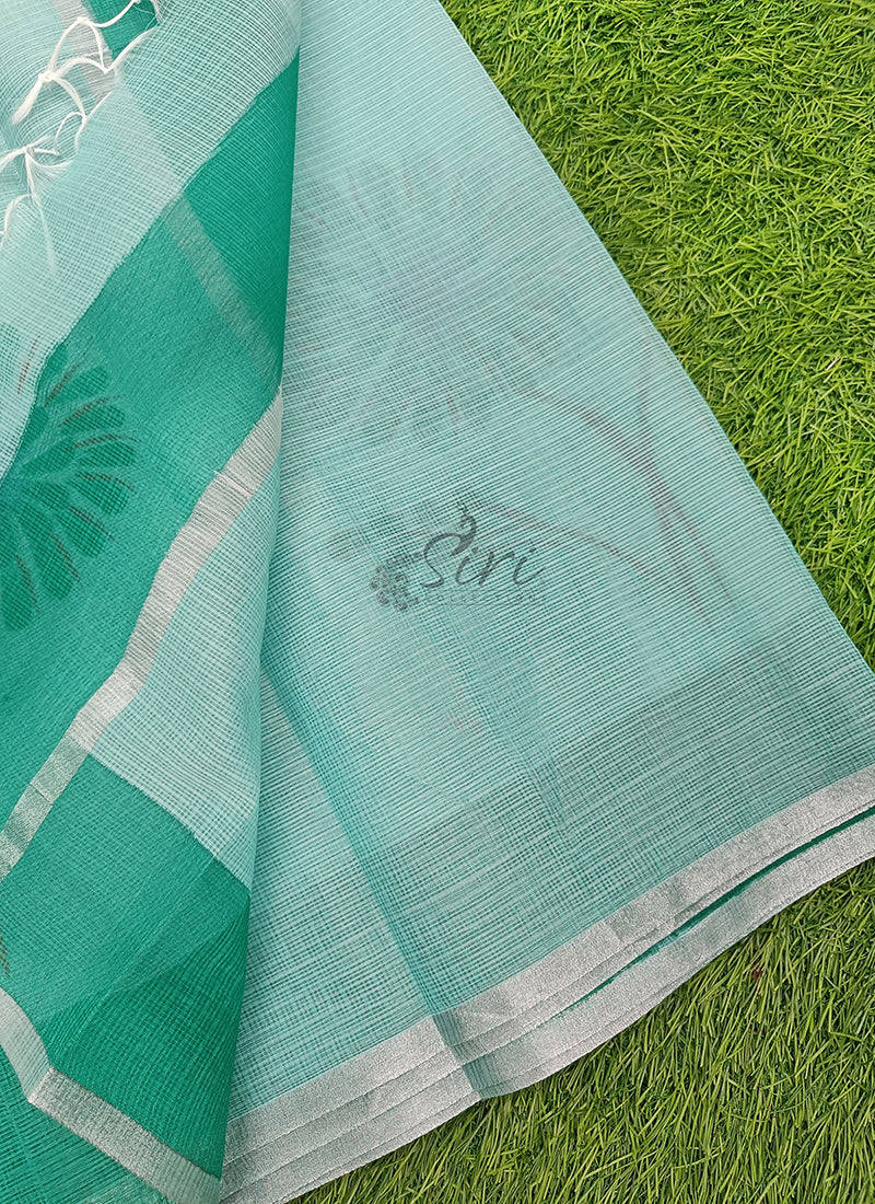 Beautiful Kota Saree in Hand Brush Paint