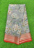 Lovely Digital Print Kota Saree in Vidarbha borders