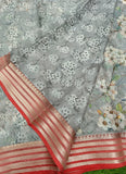 Lovely Digital Print Kota Saree in Vidarbha borders