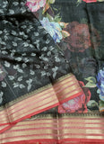 Lovely Digital Print Kota Saree in Vidarbha borders