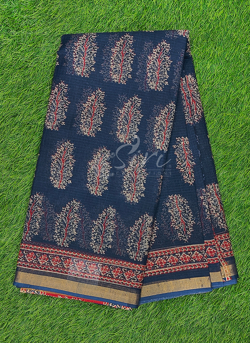 Beautiful Printed Pure Cotton Kota Saree