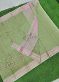 Elegant Supernet Saree in Embroidery Work