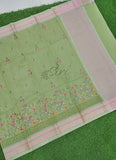 Elegant Supernet Saree in Embroidery Work