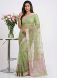 Elegant Supernet Saree in Embroidery Work