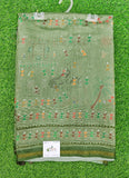 Beautiful Digital Print Chanderi Saree
