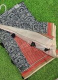 Beautiful Digital Print Chanderi Saree