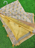 Beautiful Digital Print Chanderi Saree