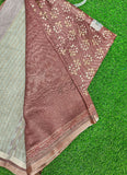 Beautiful Digital Print Chanderi Saree