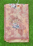 Beautiful Digital Print Soft Linen Saree