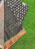 Beautiful Digital Print Chanderi Saree