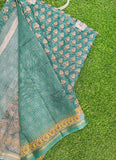 Beautiful Digital Print Chanderi Saree