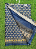 Beautiful Digital Print Chanderi Saree