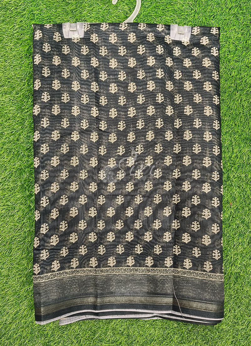 Beautiful Digital Print Chanderi Saree