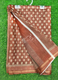 Beautiful Digital Print Chanderi Saree