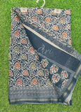 Beautiful Digital Print Chanderi Saree