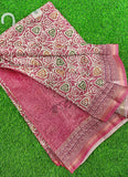 Beautiful Digital Print Chanderi Saree