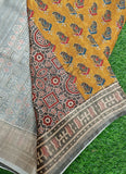 Beautiful Digital Print Tussar Saree