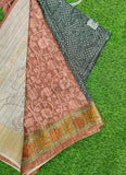 Beautiful Digital Print Tussar Saree