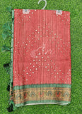 Beautiful Digital Print Tussar Saree