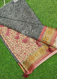 Beautiful Digital Print Tussar Saree