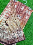 Beautiful Printed Fancy Silk Saree