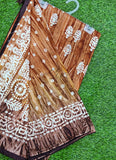 Beautiful Printed Fancy Silk Saree