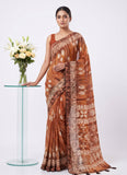 Beautiful Printed Fancy Silk Saree