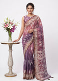 Beautiful Printed Fancy Silk Saree
