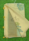 Beautiful Digital Print Soft Linen Saree