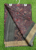 Latest Fancy Jute Cotton Saree