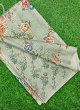 Lovely Digital Print Soft Tussar Saree