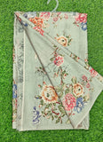 Lovely Digital Print Soft Tussar Saree