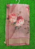 Lovely Digital Print Soft Raw Silk Saree