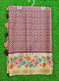 Lovely Digital Print Soft Silk Saree