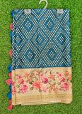 Lovely Digital Print Soft Silk Saree