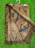 Lovely Digital Print Chanderi Saree