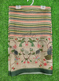 Lovely Digital Print Chanderi Saree