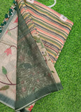 Lovely Digital Print Chanderi Saree