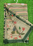 Lovely Digital Print Chanderi Saree