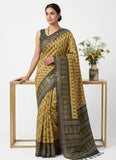 Designer Digital Print Semi Tussar Saree with Blouse