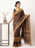 Designer Digital Print Semi Tussar Saree with Blouse