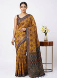 Designer Digital Print Semi Tussar Saree with Blouse
